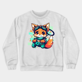 fox gamer Crewneck Sweatshirt